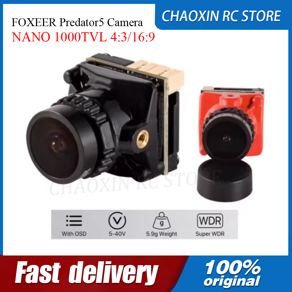 Fpv Drone Battery - FOXEER Predator5 카메라 NANO 1000TVL 4:3/16:9